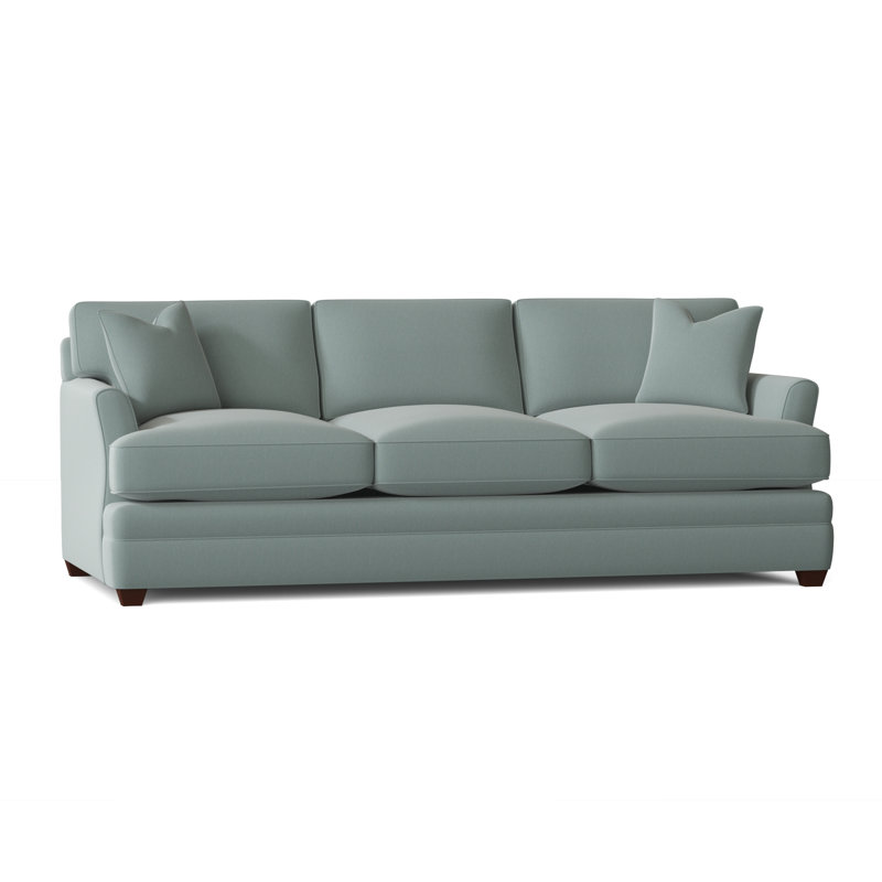Harriss Upholstered 91'' Sofa, Canvas Spa Sunbrella® Canvas