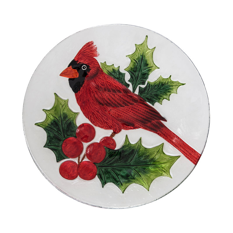 Assiette de Noël Cardinal