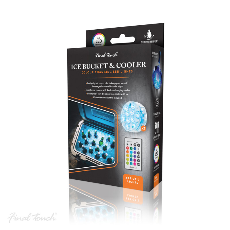 Ice Bucket & Cooler Led Lights - Set Of 2