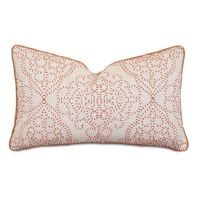 Marguerite Embroidered Throw Pillow