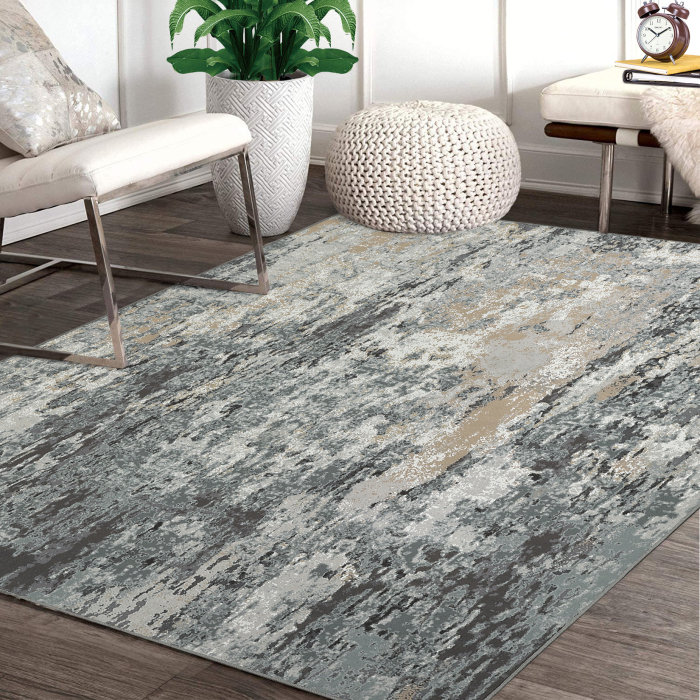 Tapis Markesan avec envers antidérapant, Rectangle 5 pi x 7 pi