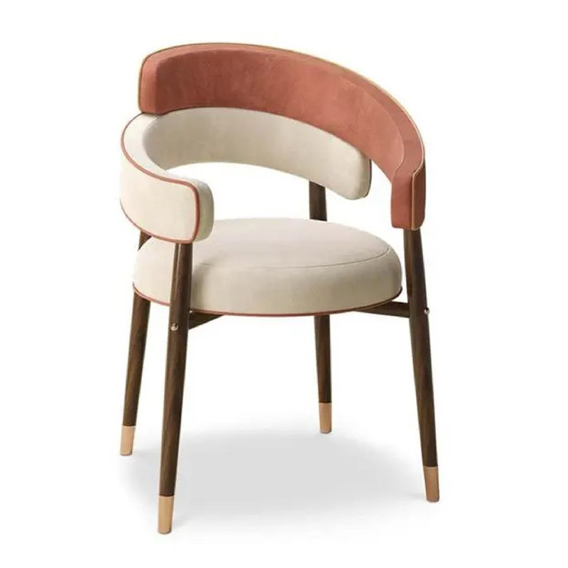 Chaise de salle à manger en tissu
