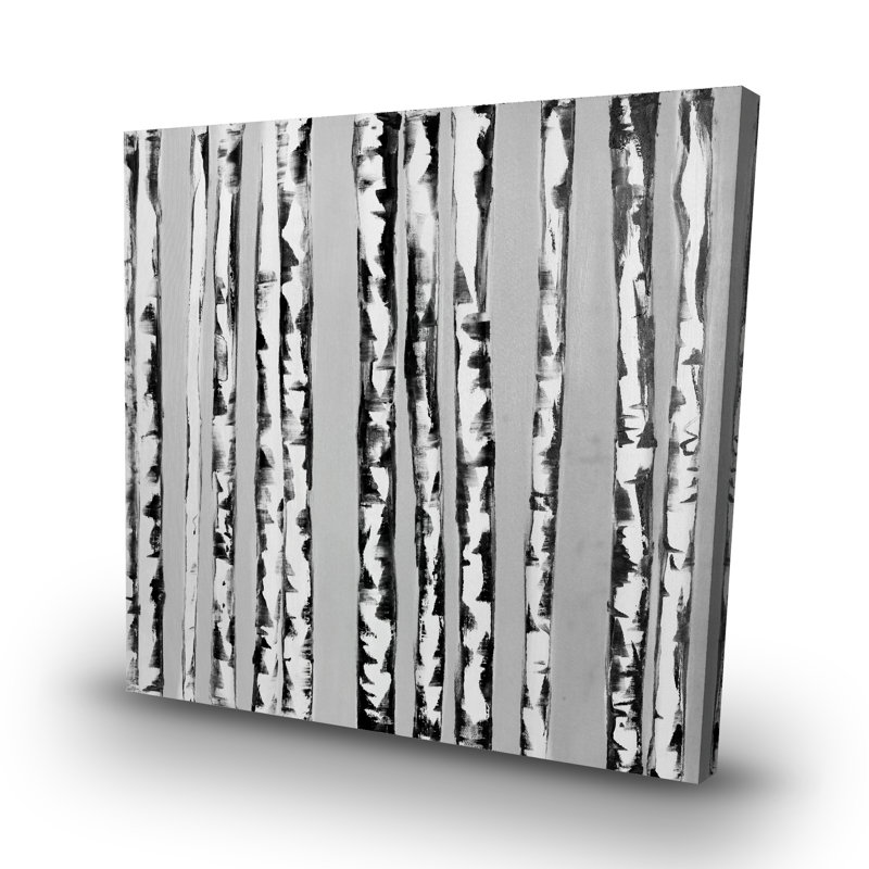 Birches - 32"x32" art on canvas
