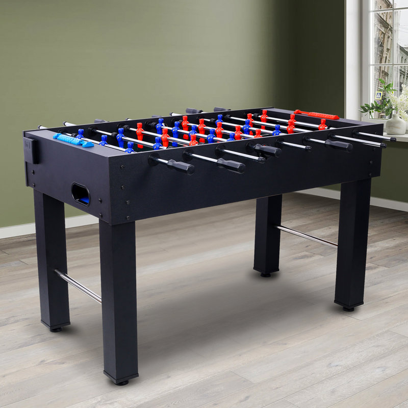 Table de jeu de 54 pouces, table de soccer, table de pointage analogique et accessoires gratuits, Noir