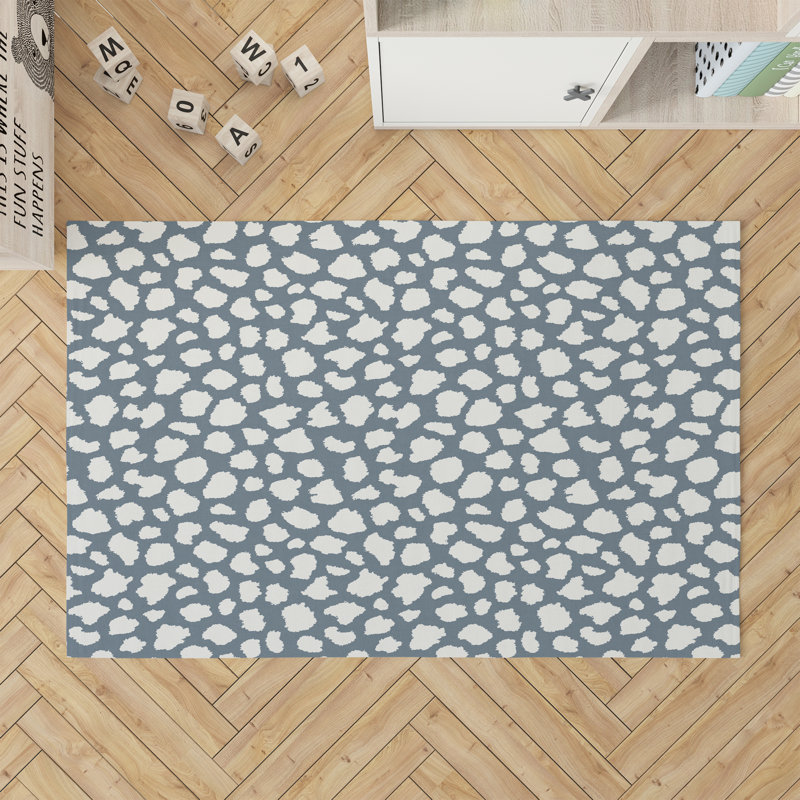 Animal Splat Activity Mat, Blue, Rectangle 3' x 5'