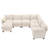 7-Piece Upholstered Corduroy Sectional-1228022339