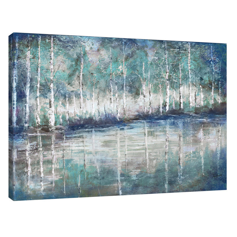 « Aspen Pond » - impression sur toile, H 15 po x l 20 po x P 1,5 po