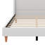 Lit plateforme tapissier avec tête de lit à oreilles et pieds en bois-2124667413-2124667410