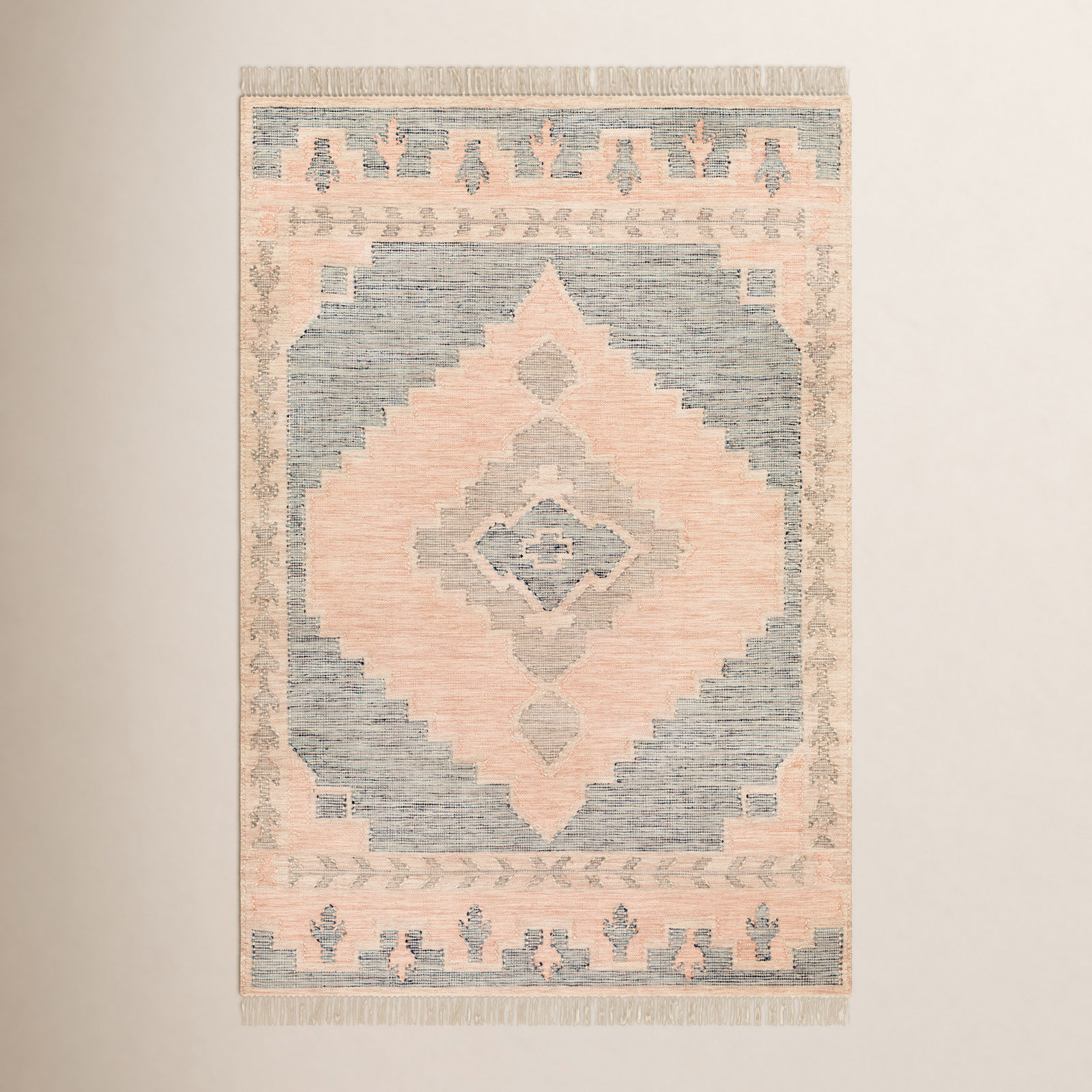 Saber Handmade Wool Rug, Rectangle 8' x 10'
