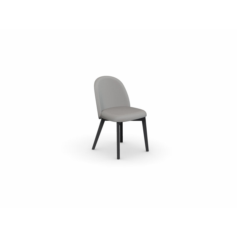 Chaise d'appoint rembourrée Tuka, Taupe, Graphite