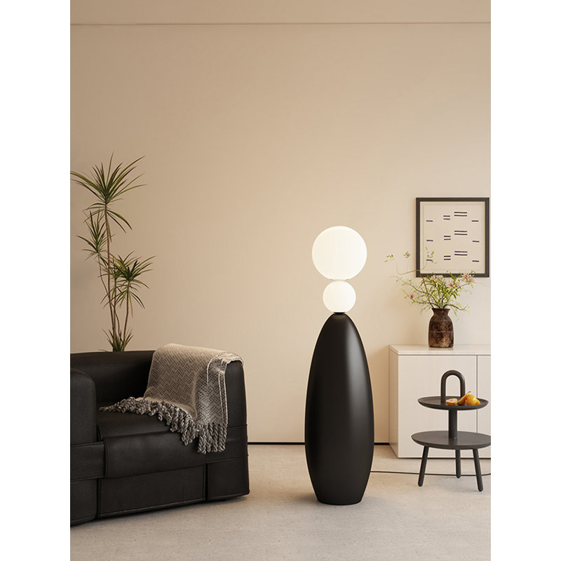 Lampe sur pied en résine acrylique Simple