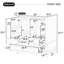 Meuble-lavabo avec lavabo, tablette et tiroirs-736150108-736150097