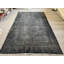 Tapis turc délavé de couleur grise 7 x 11 pi
