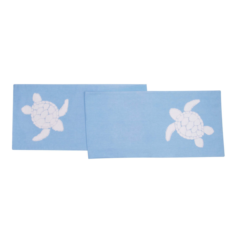 Turtle Chilling Tufted Table Runner