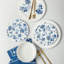 Ensemble de 4 assiettes en pierre Stone Lain Fiore