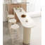 Table de bar en granit blanc crème-750110225