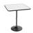 Bistro Pub Table Square Adjustable Height Cocktail Bar Table with Metal Base and Wooden Table Top-359556651-355443104