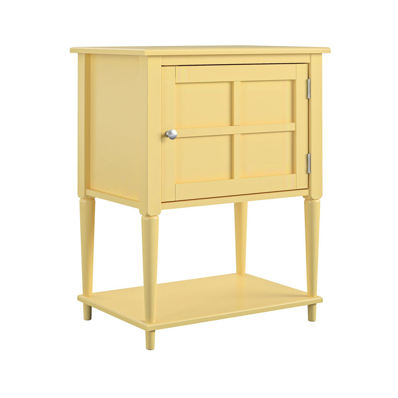 Alferetta 55.9cm Solid Wood Sideboard, Yellow