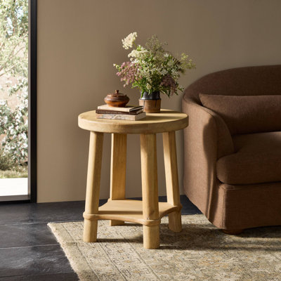 Table de bout Daley - lumière mangue naturelle