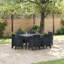 Ensemble repas 5 pièces vidaXL-688395035-688395027-688395029