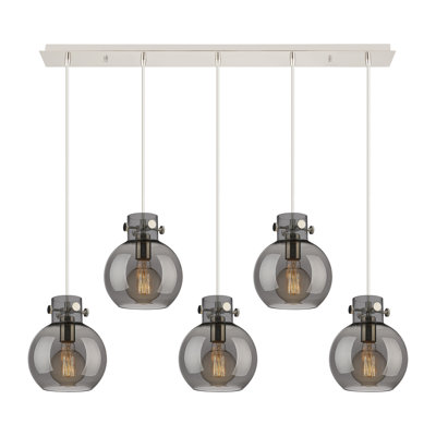 Luminaire suspendu sphère 5 lumières Amrith