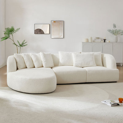 Canapé d'angle convertible Modern avec accoudoirs et canapé modulaire, méridienne gauche pour salon, bureau