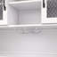 70,9 po Armoire de rangement pour garde-manger rustique, huche de cuisine avec prises de courant DEL-754080898