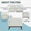 Khadeshia Mid-Century Modern Accent Chair, Lounge Chair, Armchair, Reading Chair with Leather/Mesh Upholstery and Birch Wood Legs-1609913851