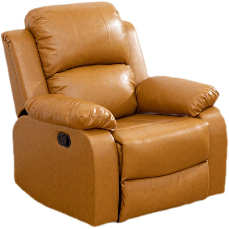 Jalus Recliner, Yellow Cotton Blend