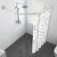 Corner Shower Curtain Rod for Bathroom Bathtub