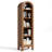71.1"H X 13.78 "W  5-Tier Arched Bookcase, Narrow Open Display Bookshelf  For Bedroom, Livingroom, Home Office-137732246