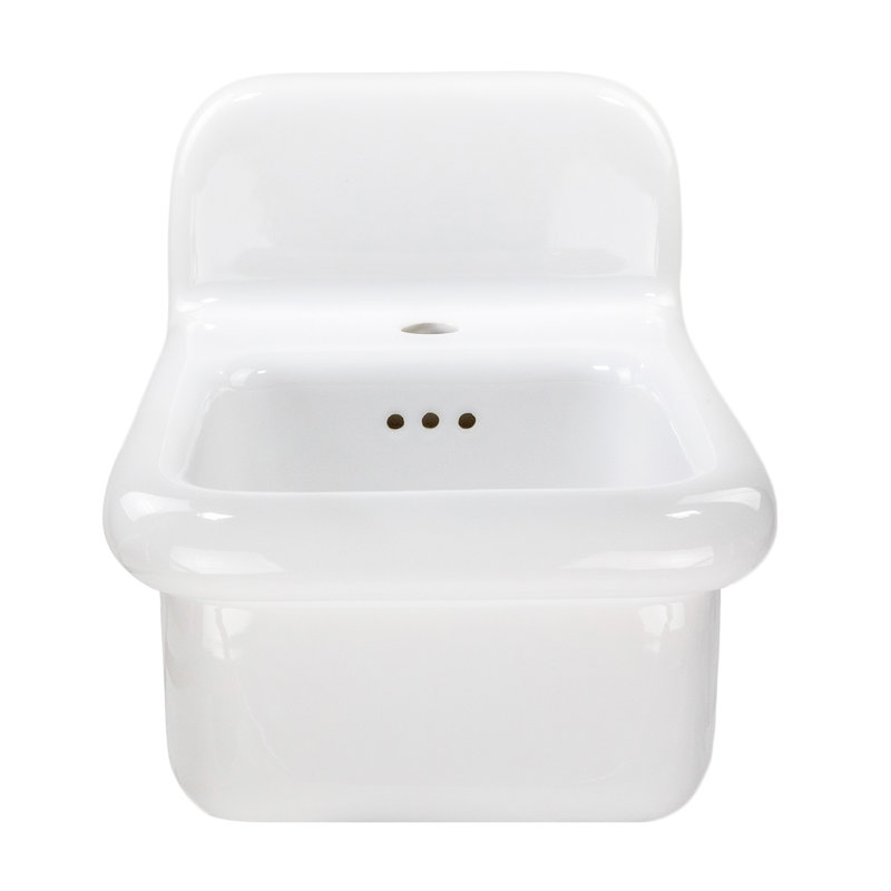 Victorian 17.91'' L Bathroom Sink, White