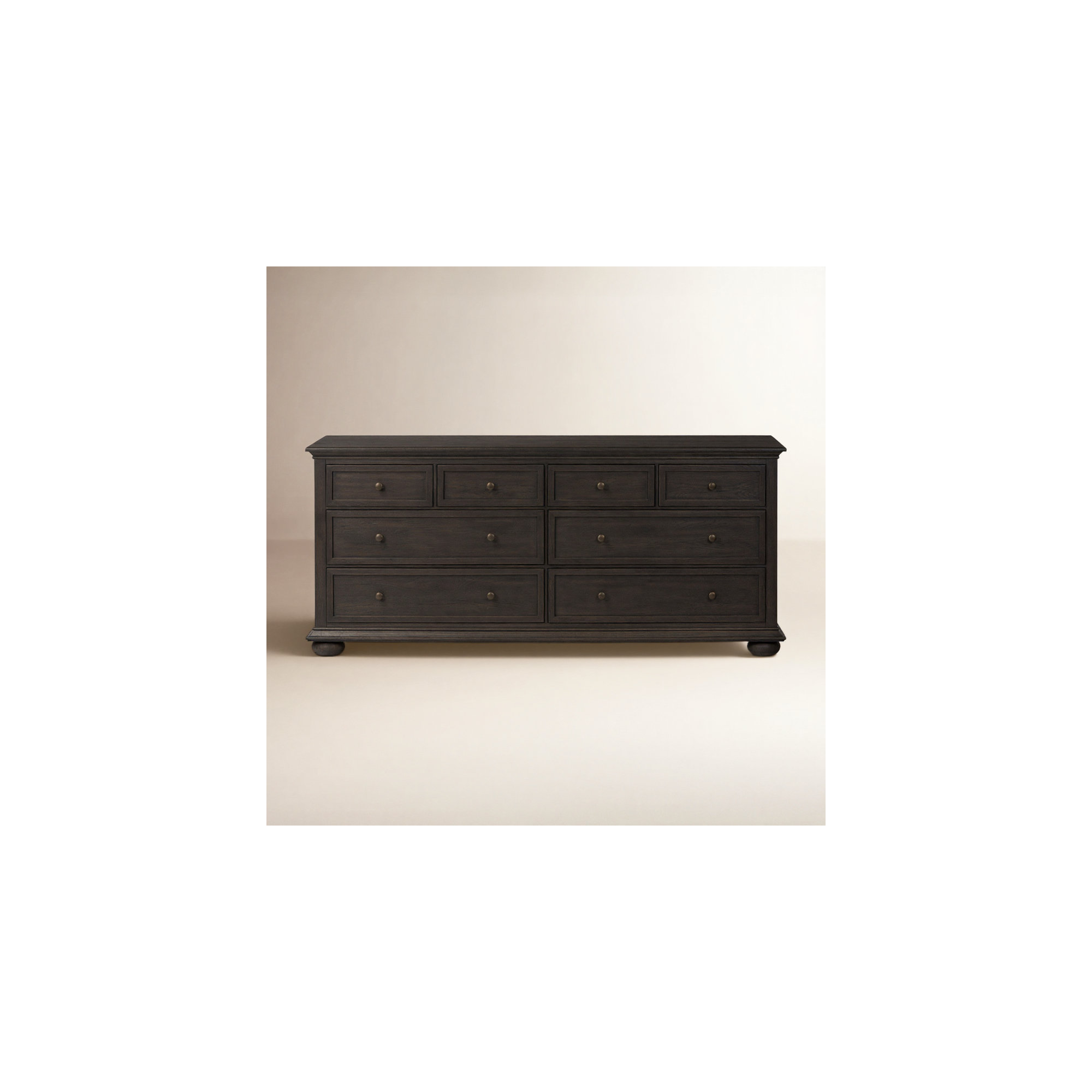 Geoffrey Wide Dresser, Smoked Black