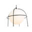 Kiryazov 1 - Light Black Cage Style Glass Globe Opal Pendant