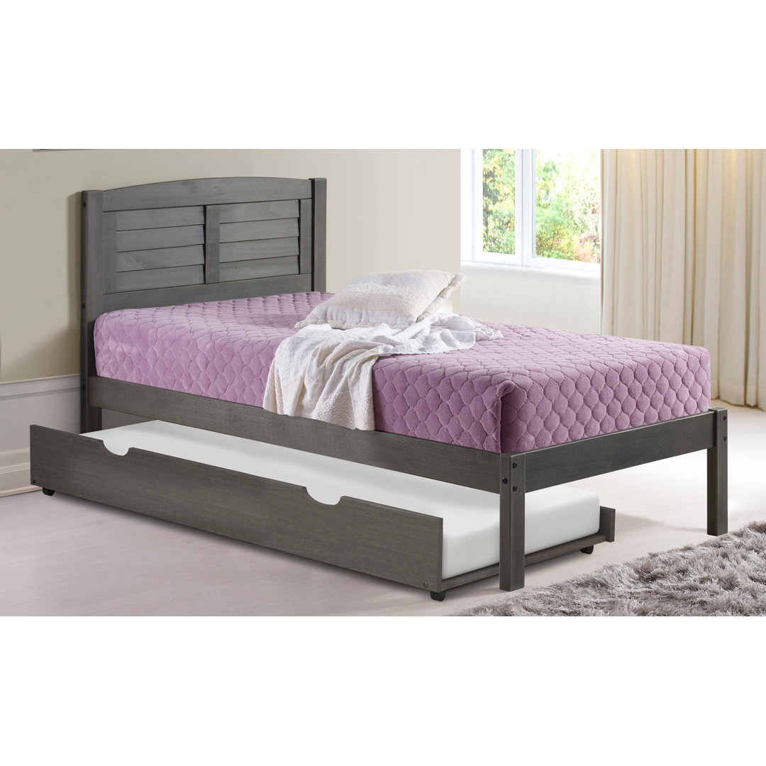 Hagen Solid Wood Platform Bed with Trundle Sunside Sails 