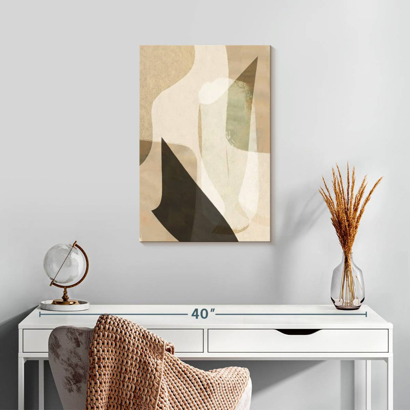 Avery Neutral Warm Tone Curves, 24" H x 16" W