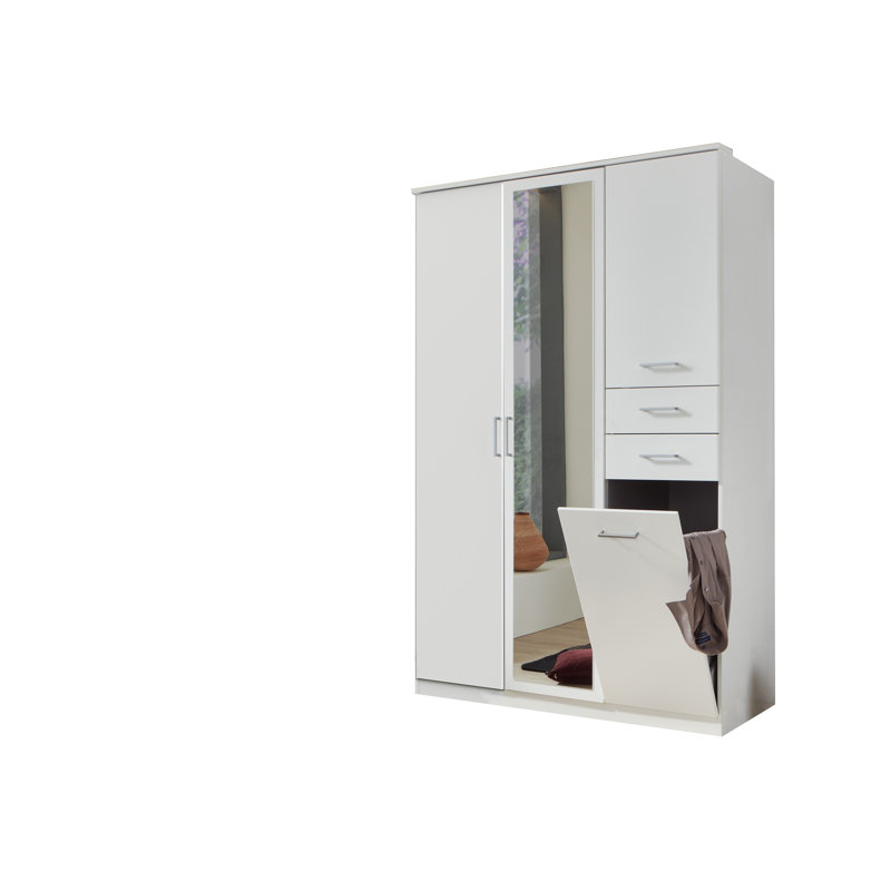 Selz 3 Door Manufactured Wood Wardrobe