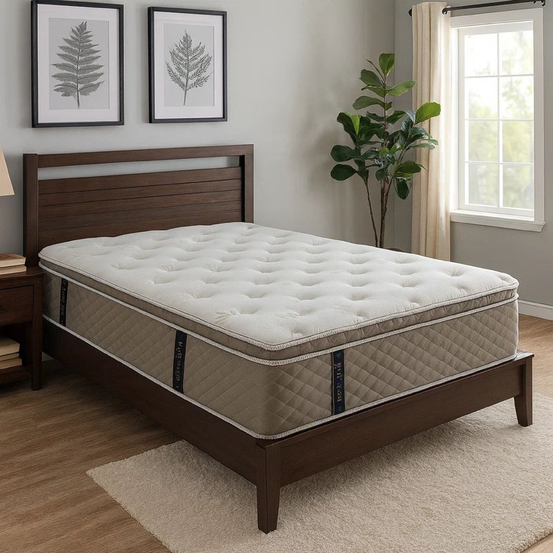 Matelas en mousse viscoélastique pelucheux 13 po Alwyn Home Jacklynne, Très grand californien