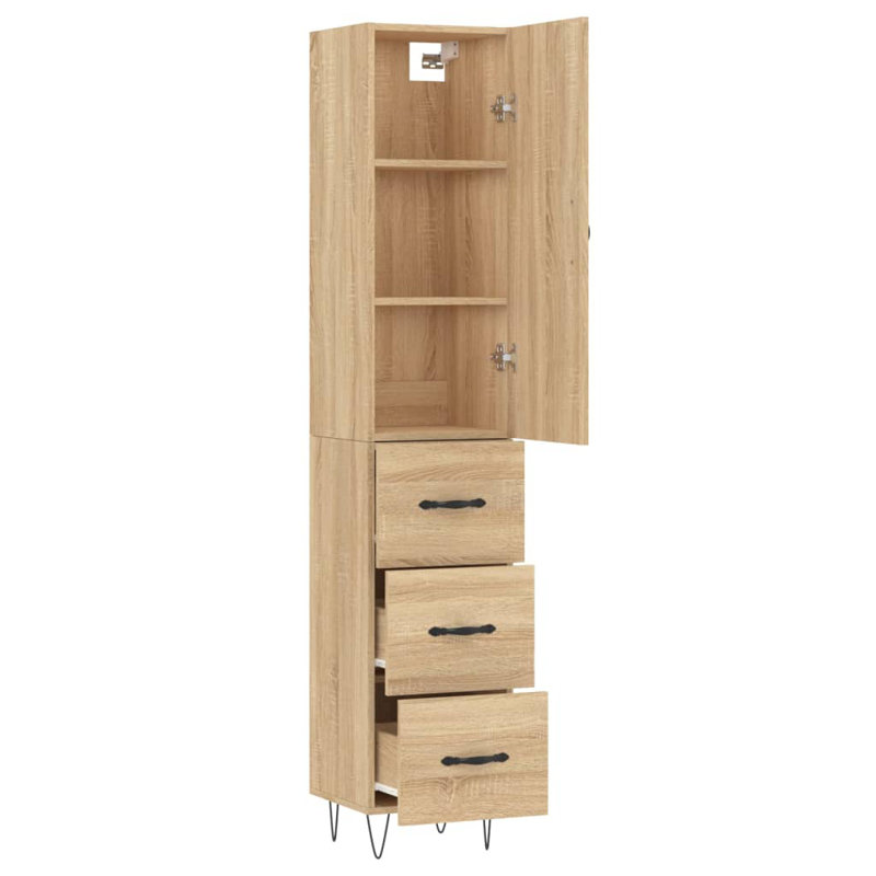 34.5cm Sideboard, Sonoma Oak