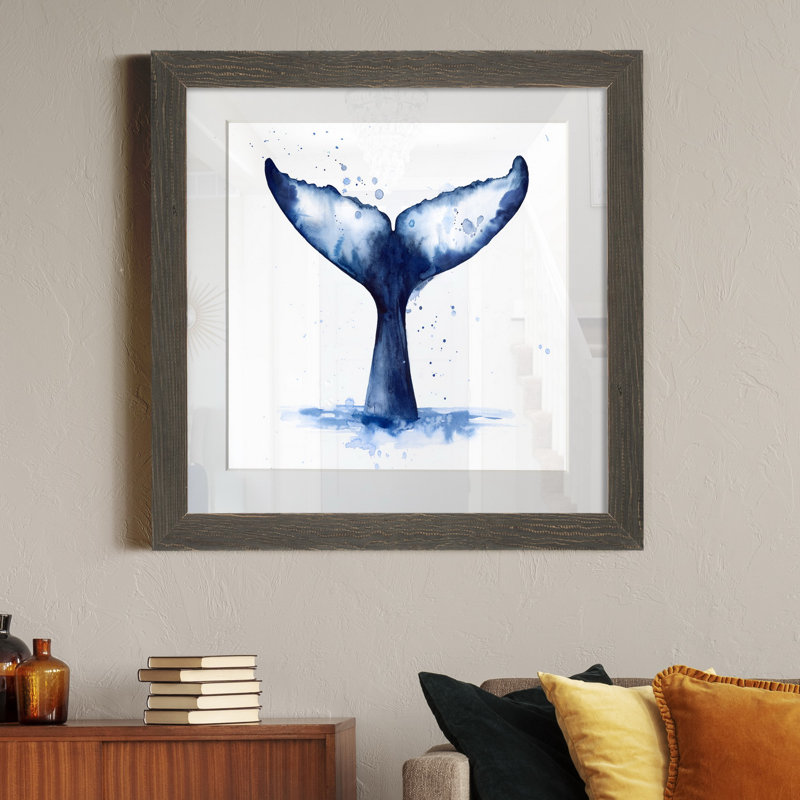 Mixed signaux VI-impression de peinture encadrée sur papier, H 31,5 po x l 31,5 po x P 1,5 po, Cadre gris
