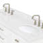 Meuble-lavabo double avec plateau 66,25 po -473901141