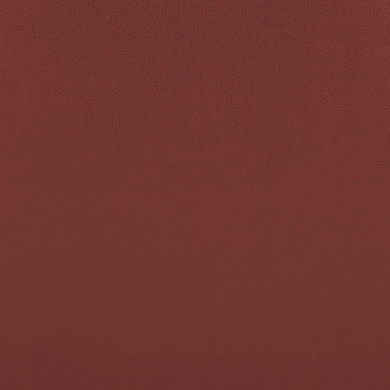 Florio Faux Leather Ottoman, Red