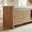 Banc de rangement rustique avec coussin pour porte d'entrée pour chaussures et accessoires-908514417