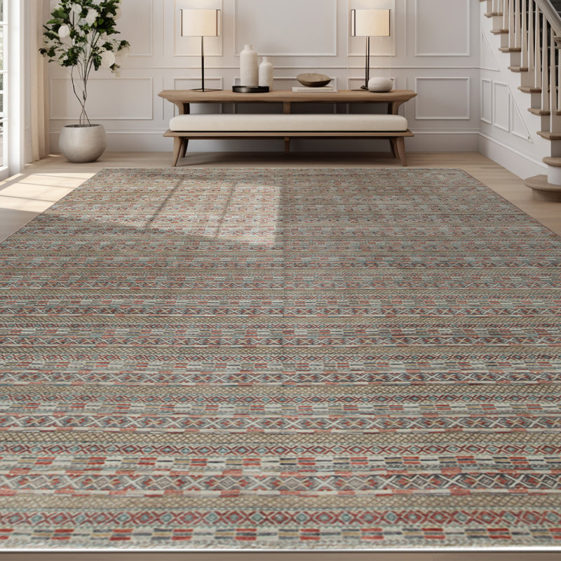 Damask Area Rug