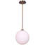 Luminaire suspendu sphérique 1 lumière Eleda-1180334162