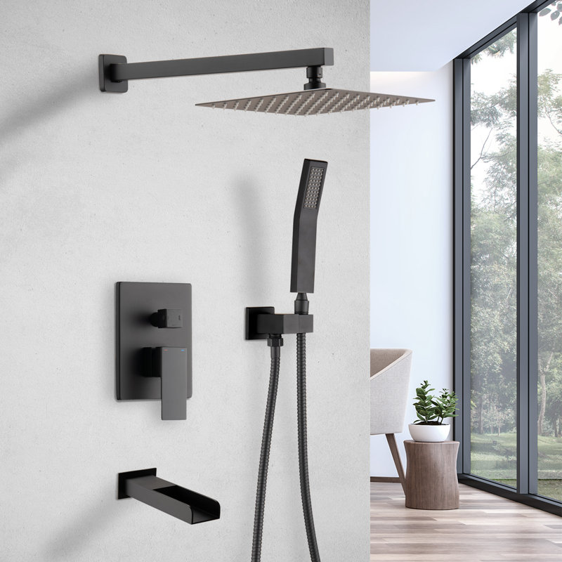 Système de douche complet avec valve brute