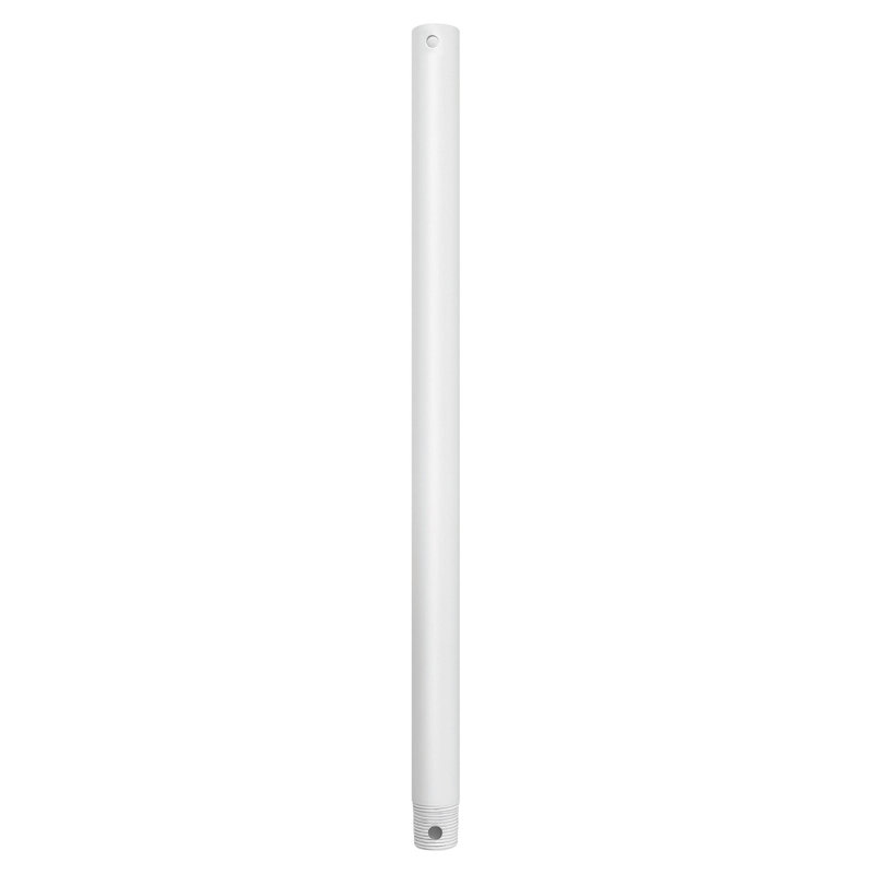 Ceiling Fan Down Rod, Chalk White, 18" H x 1" W x 1" D