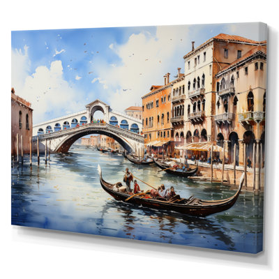 Italie, pont du Rialto Ponte I - Italie, art mural