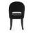 Cindina Linen Upholstered Dining Chairs with Curved High Back and Solid Wood Legs-132144376