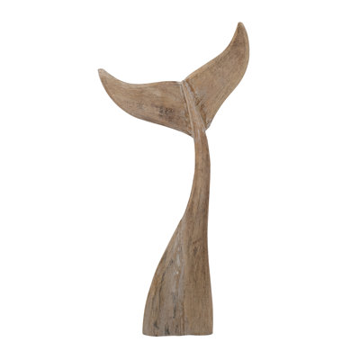 20.5x4.5x39.5" Whale Tail Decor